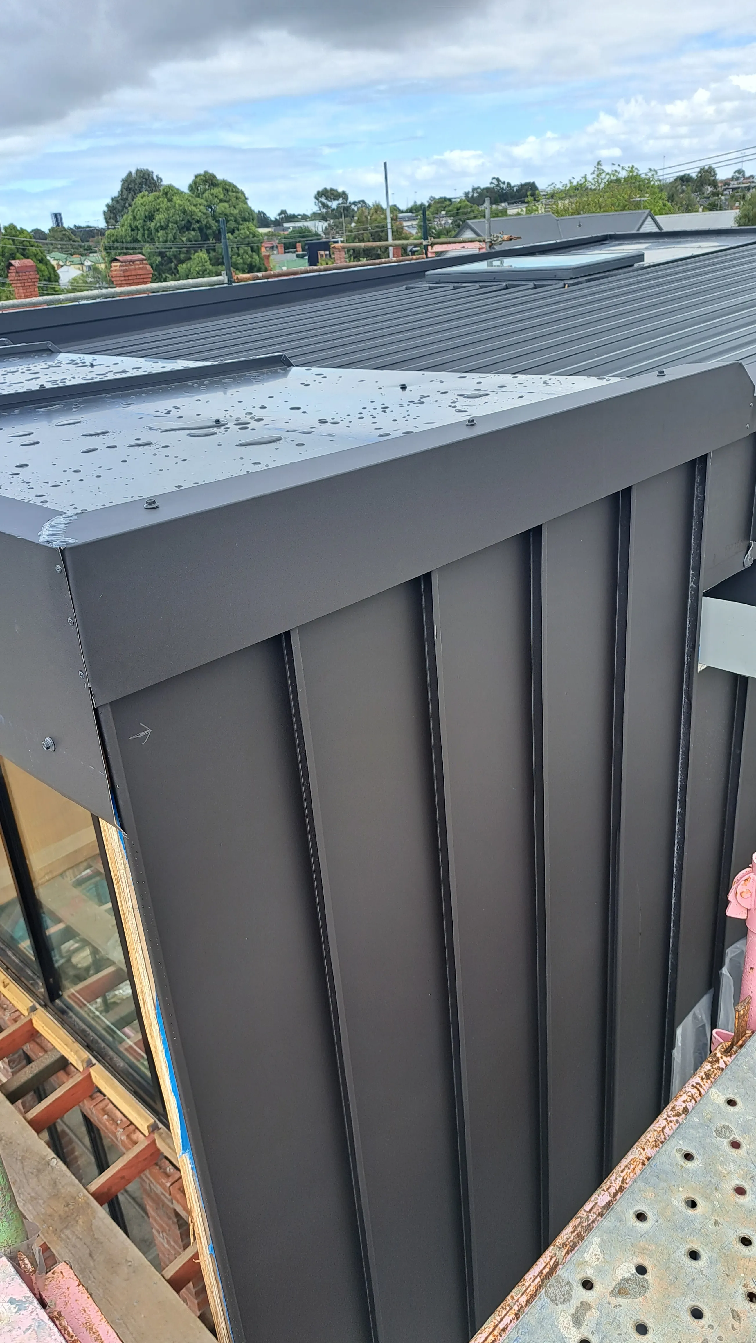 Architectural Colorbond cladding completed in Fitzroy