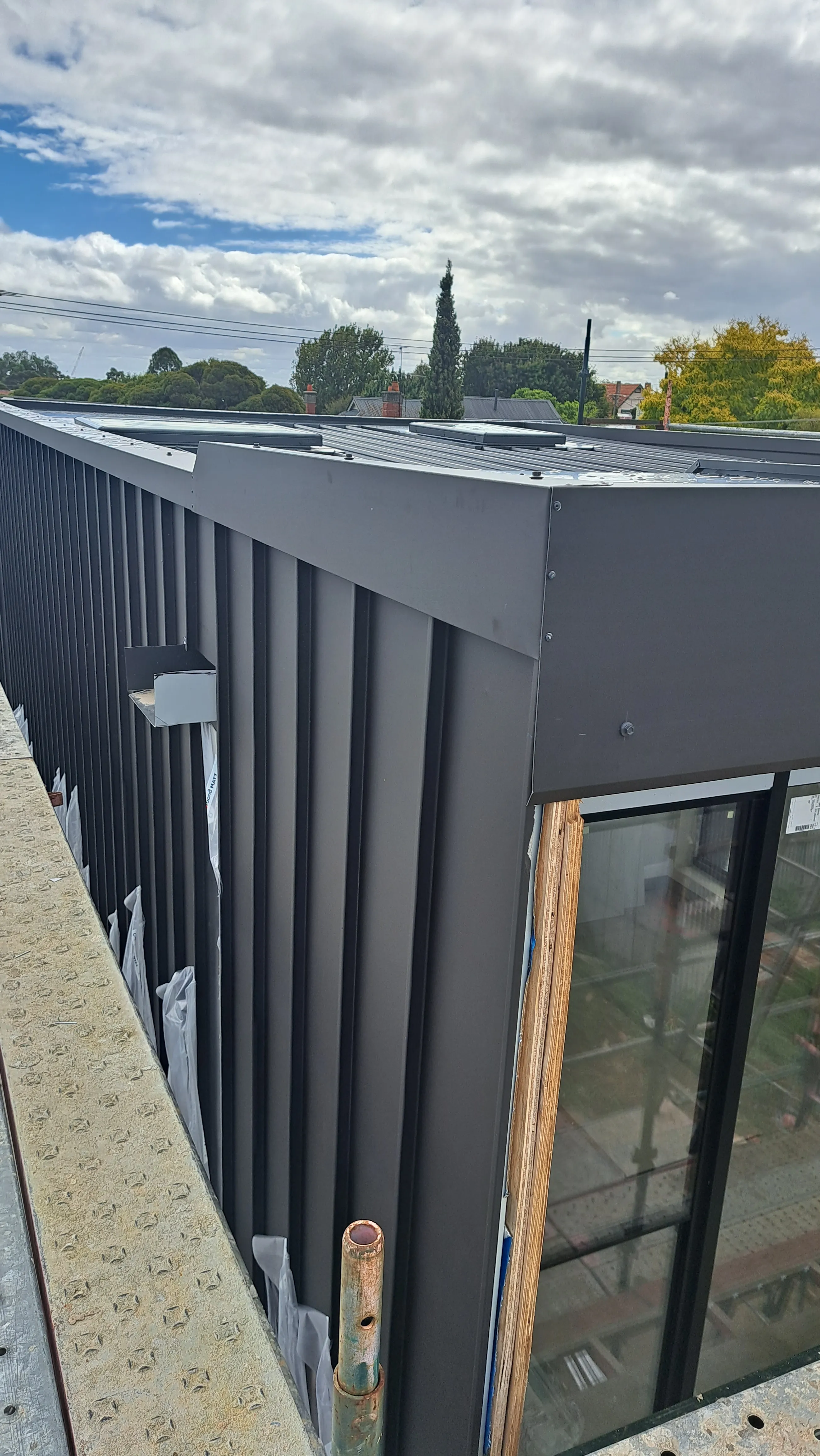 Colorbond Architectural Cladding Fitzroy Completed — Cascone Roofing