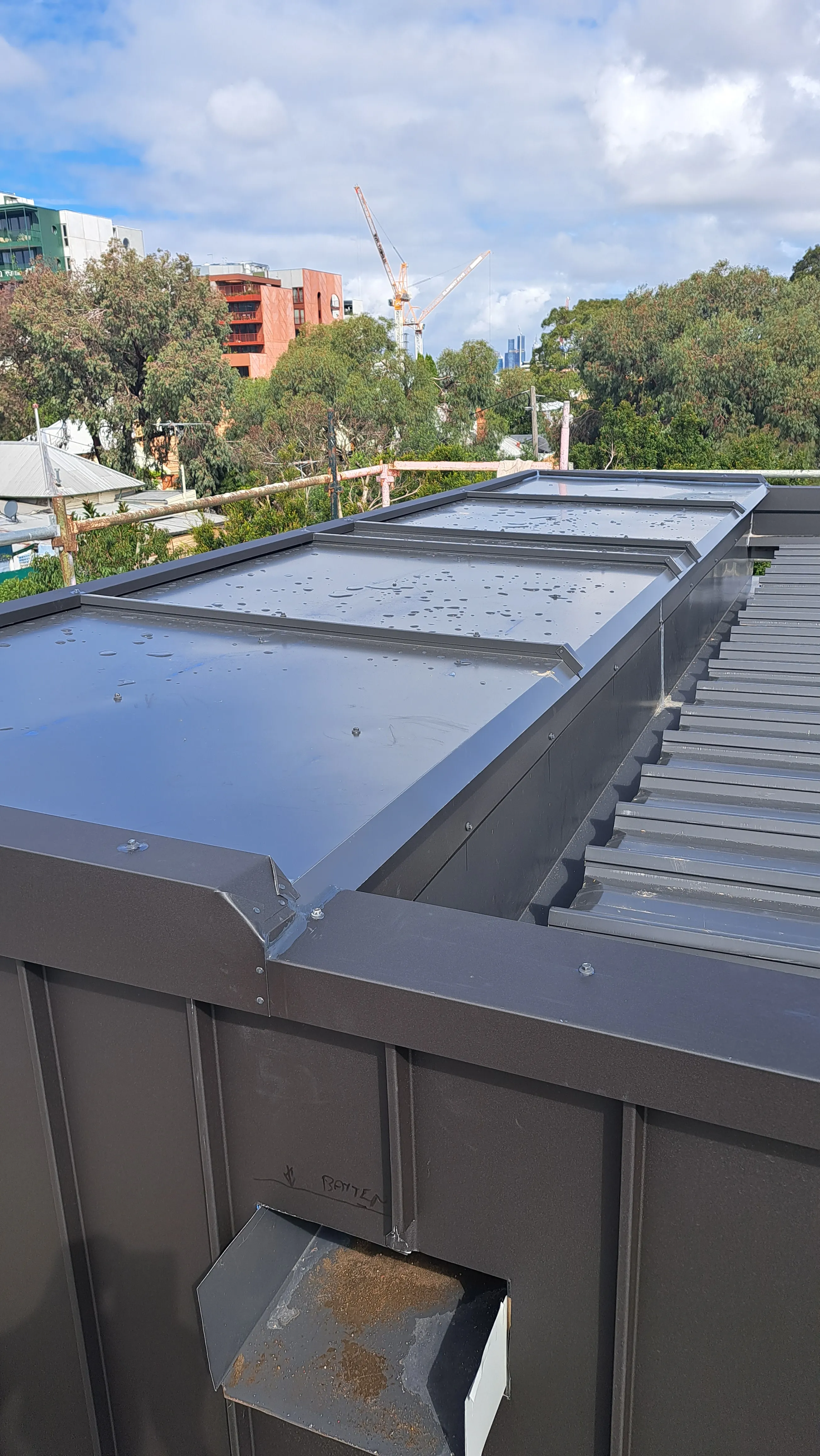 Colorbond Architectural Cladding Fitzroy Completed — Cascone Roofing