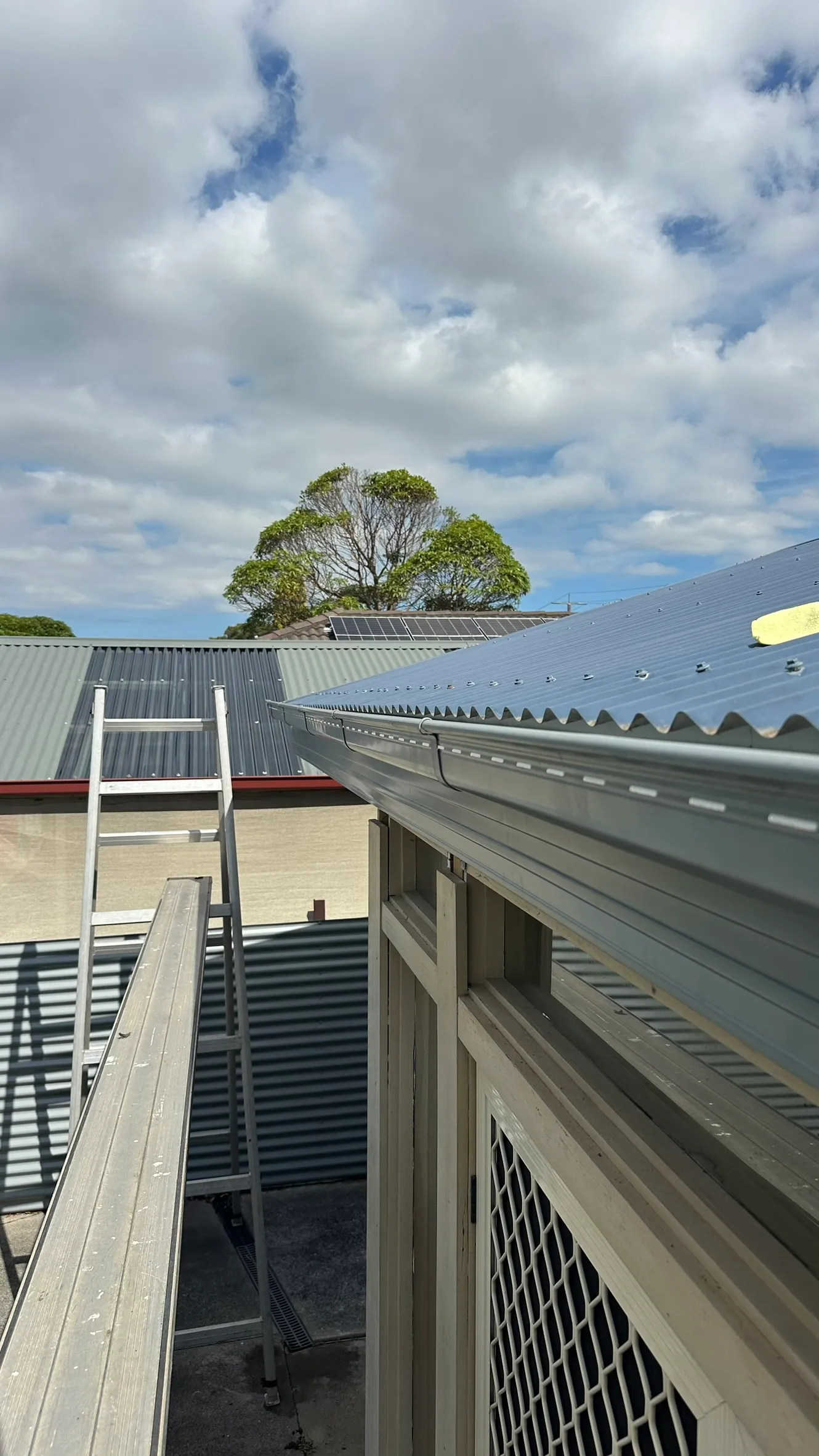 Colorbond Gutter Installation Rosebud Detail — Cascone Roofing