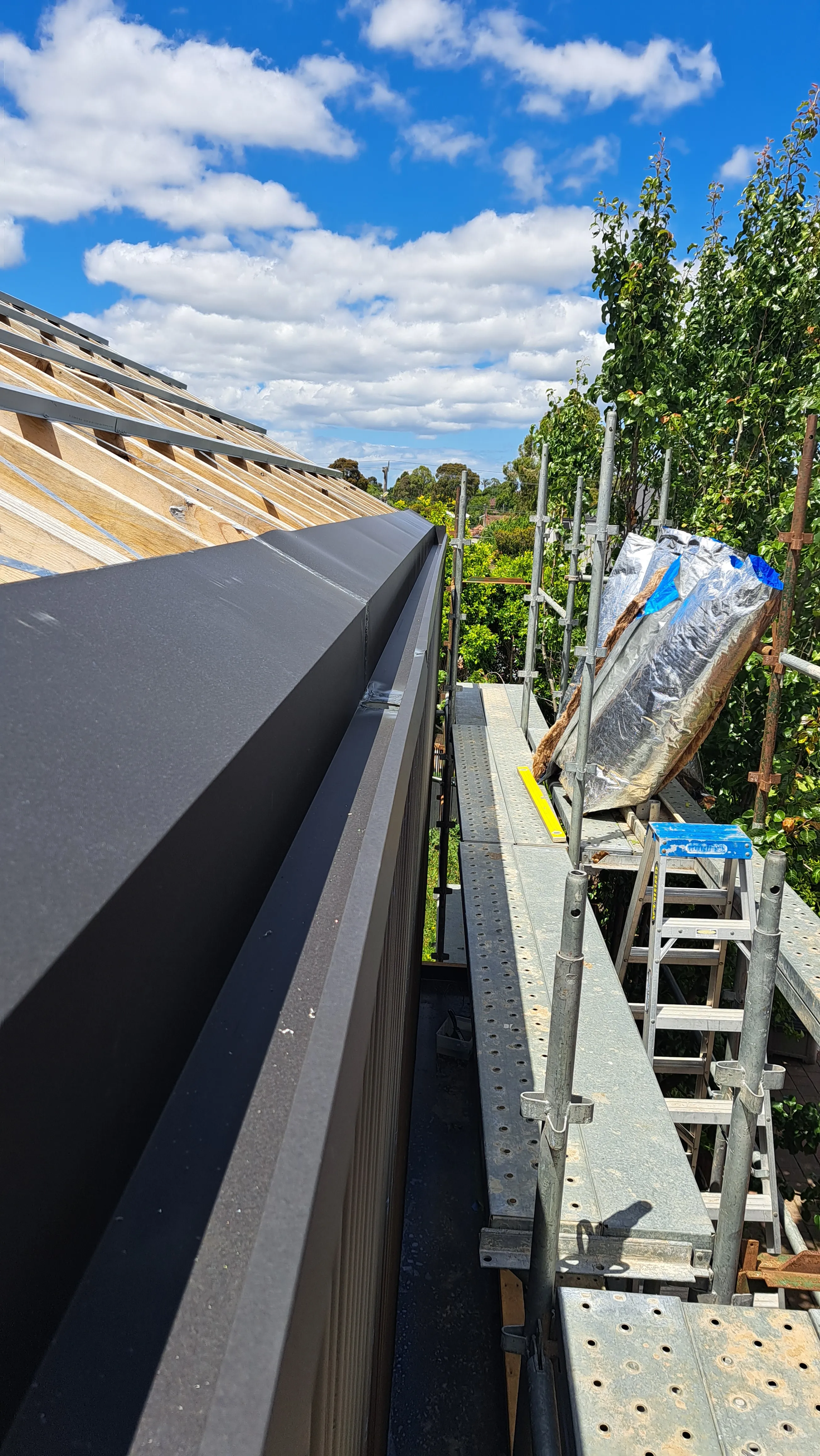 Colorbond Metal Gutter Fascia Northcote Installation — Cascone Roofing