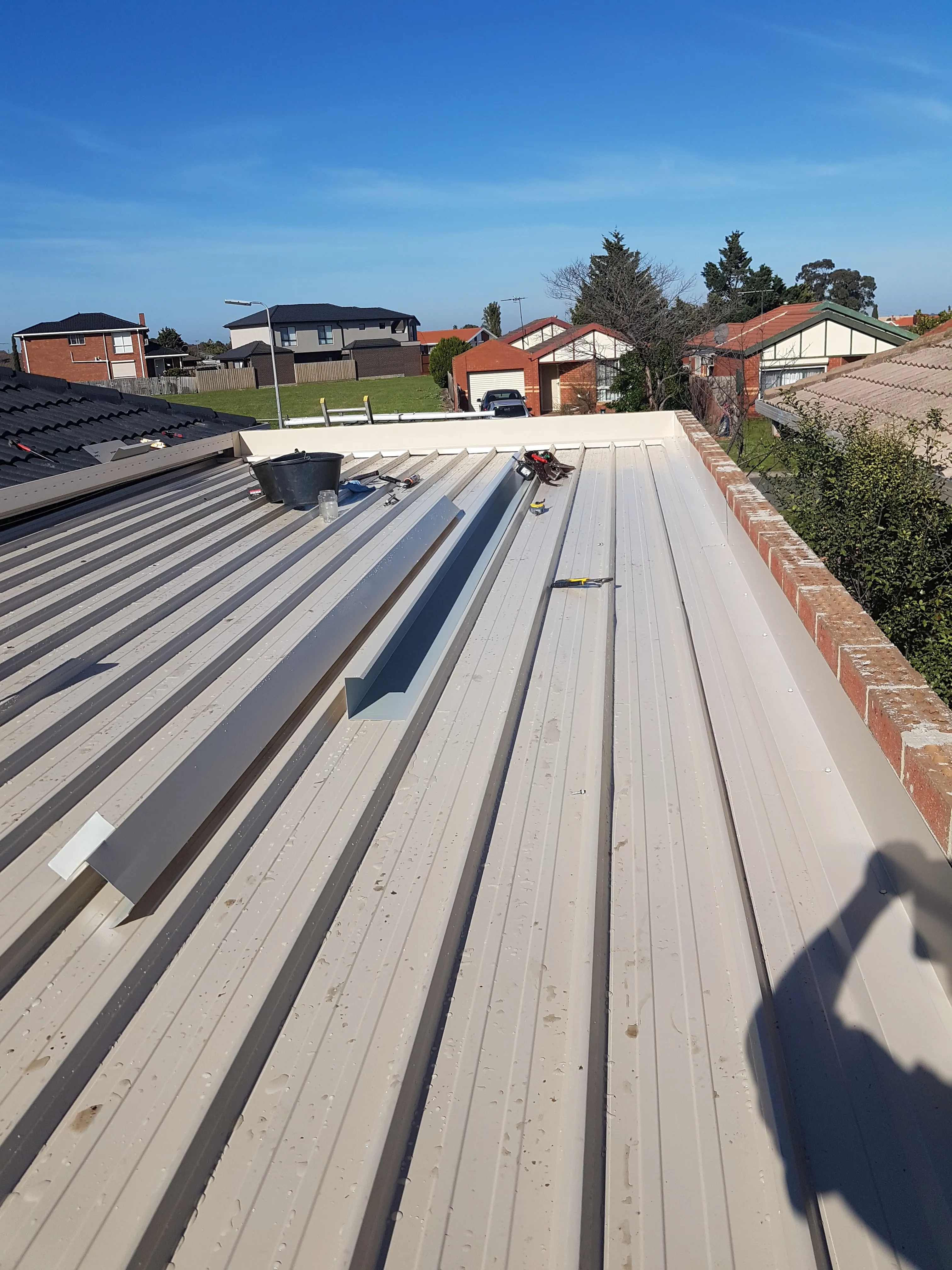 Colorbond Reroof Lalor Installation — Cascone Roofing