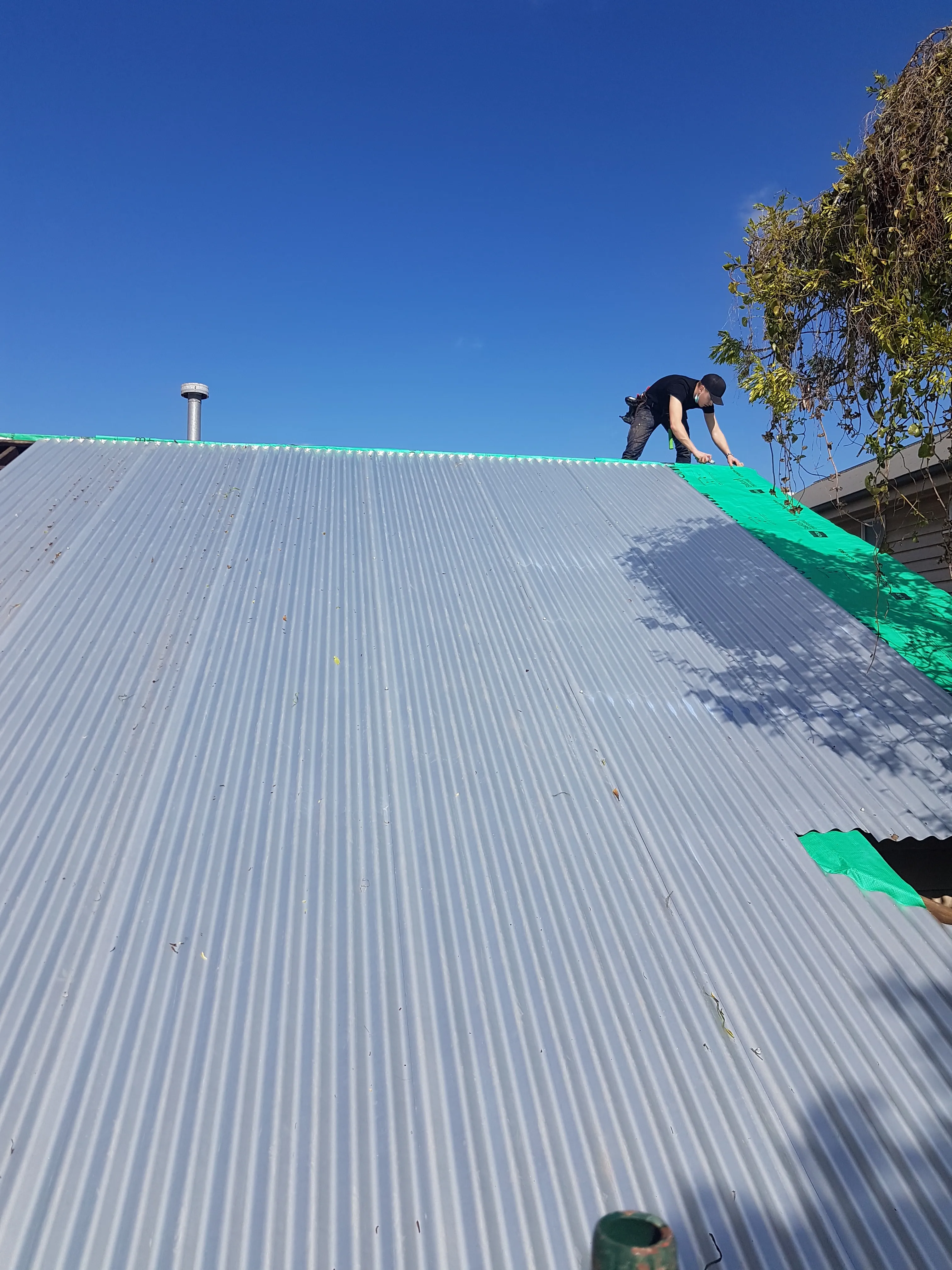 Colorbond Reroof Northcote Installation — Cascone Roofing
