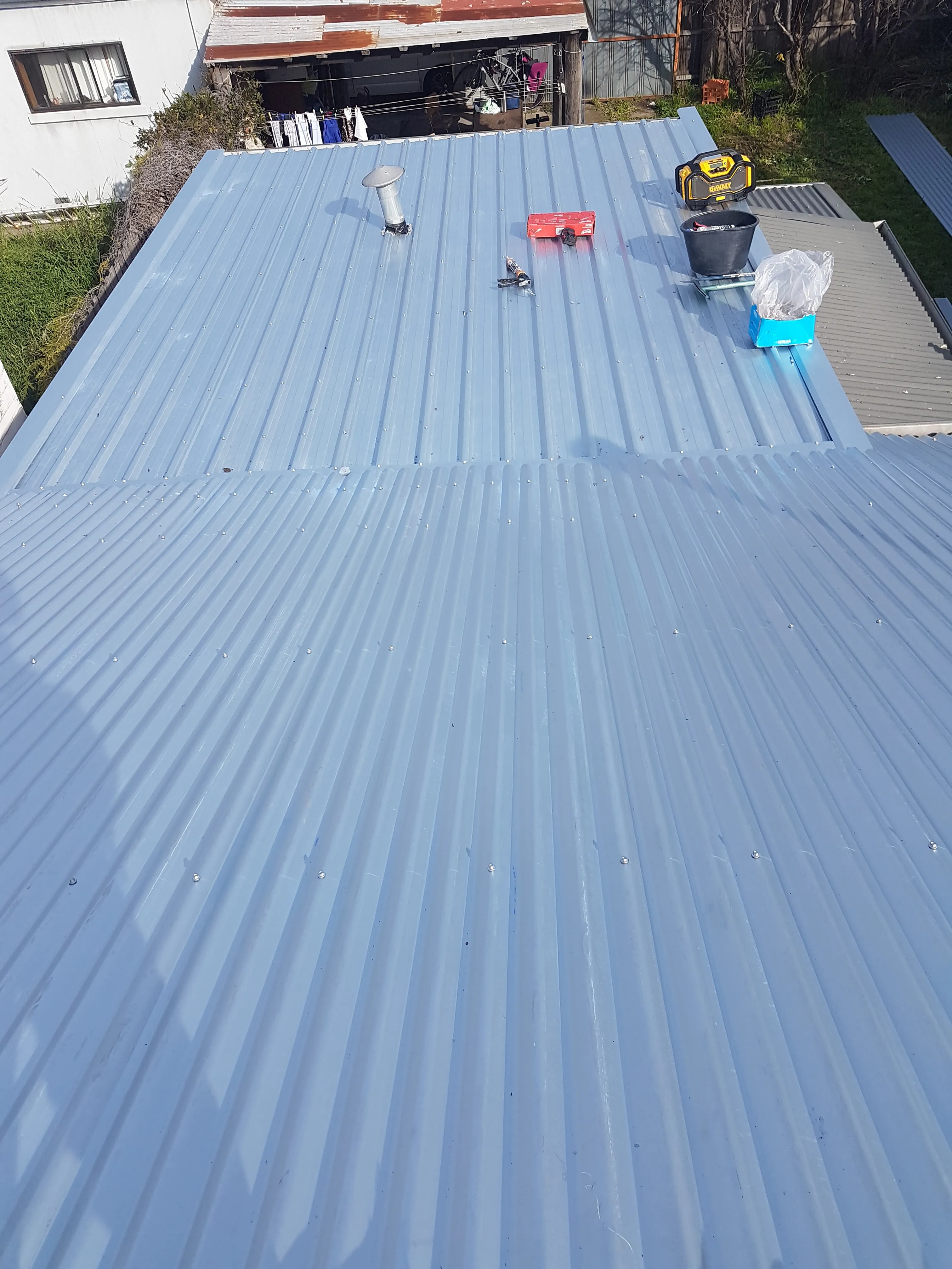 Colorbond Reroof Northcote Installation — Cascone Roofing