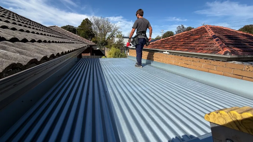 Colorbond Garage Reroof Fairfield Completed — Cascone Roofing