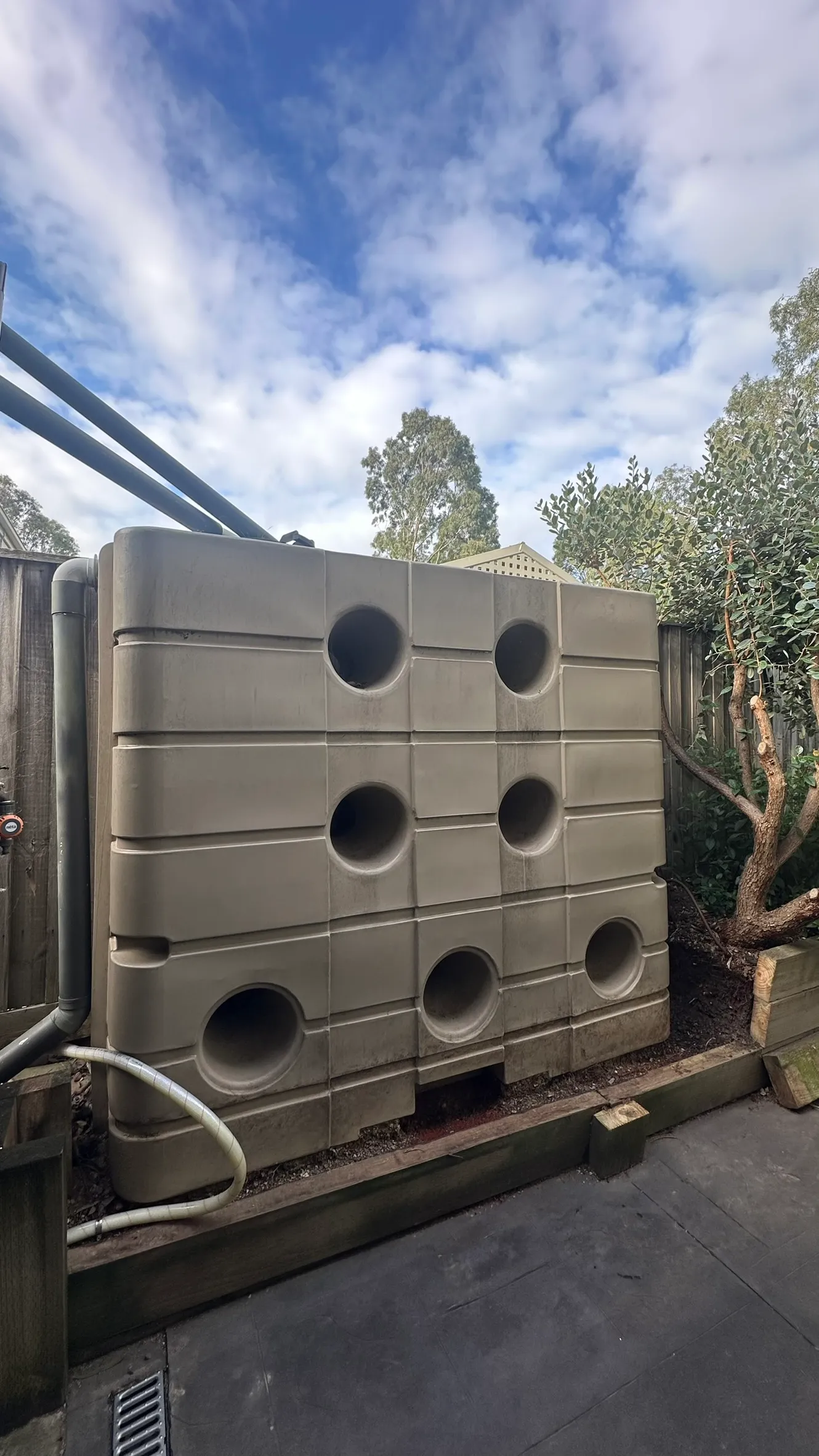 Rainwater tank installation completed in Heidelberg