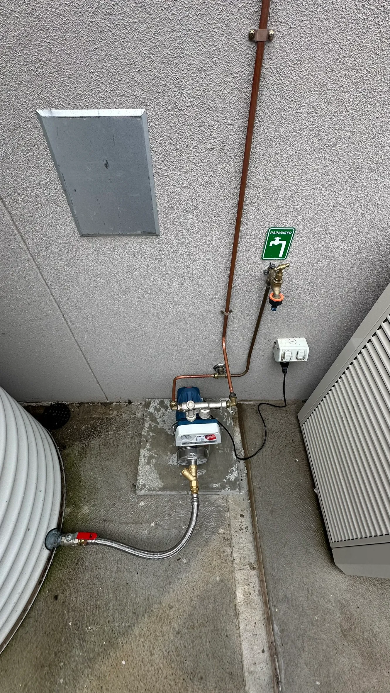 Rainwater Tank Pump Changeover Coburg Completed — Cascone Roofing