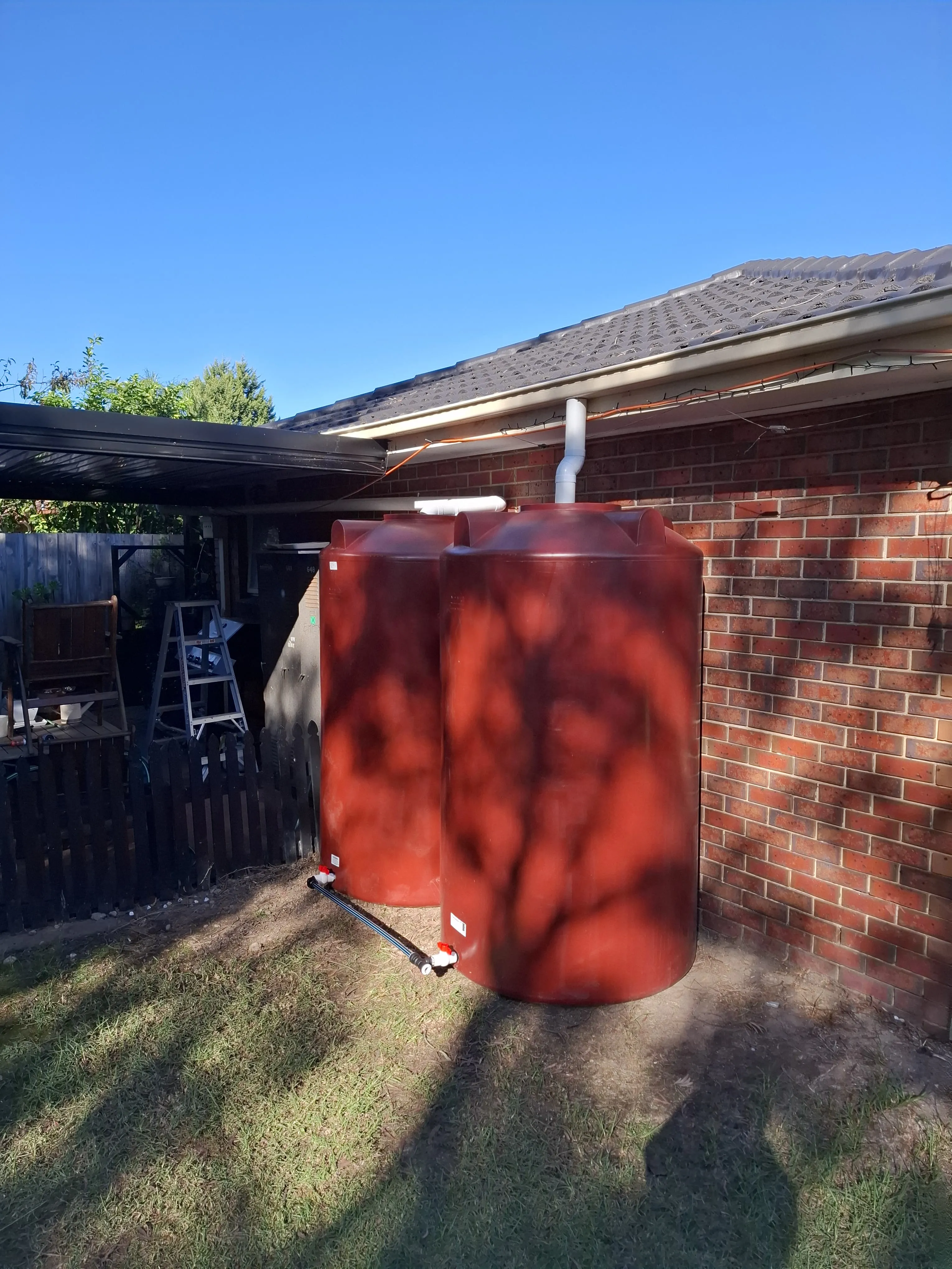 Recent rainwater tanks project by Cascone Roofing in Melbourne
