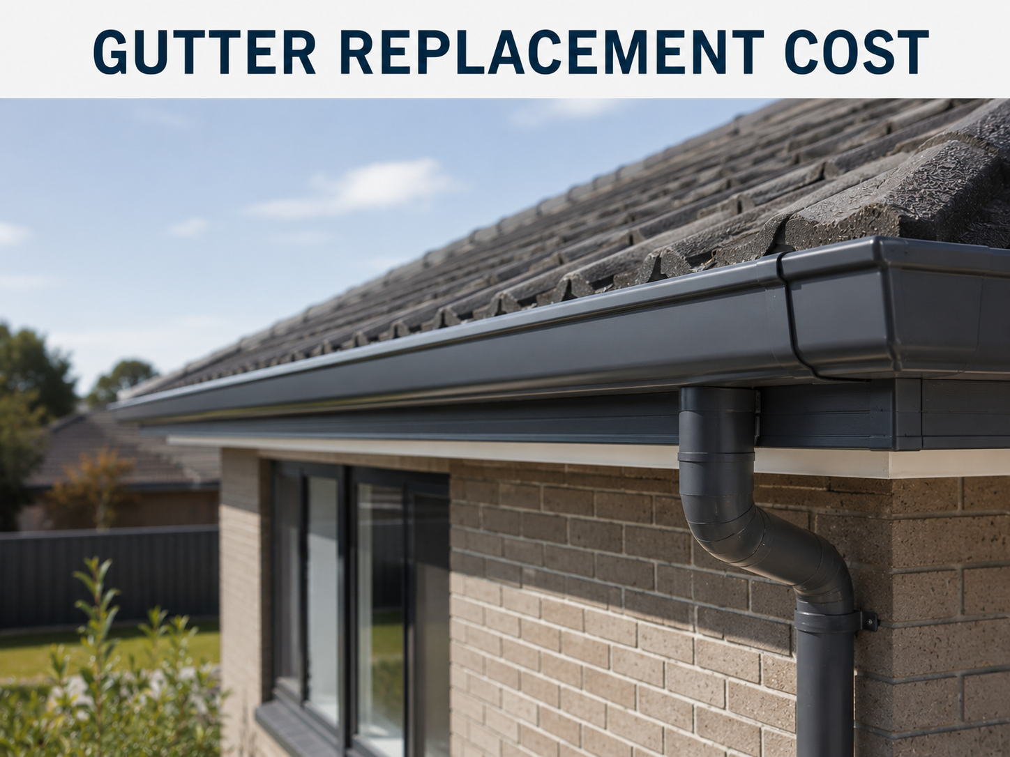New Colorbond gutter and fascia installation on a Melbourne weatherboard home